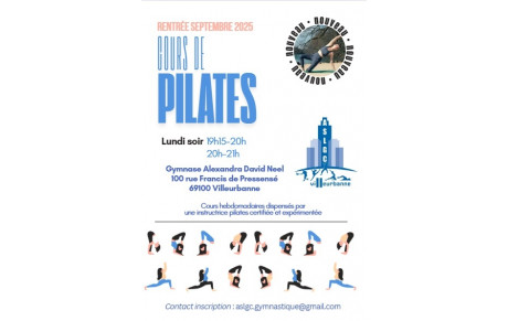 PILATES - Nouveau  2 cours